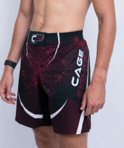 Blood & Tears | Cage Fighter - MMA Shorts (Long Cut) Black