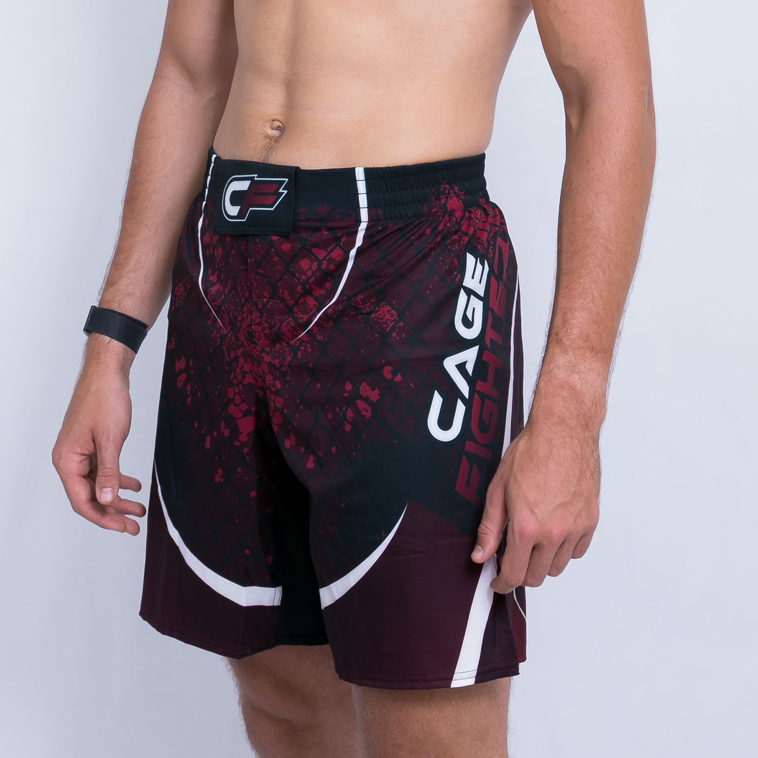 Blood & Tears | Cage Fighter - MMA Shorts (Long Cut) Black