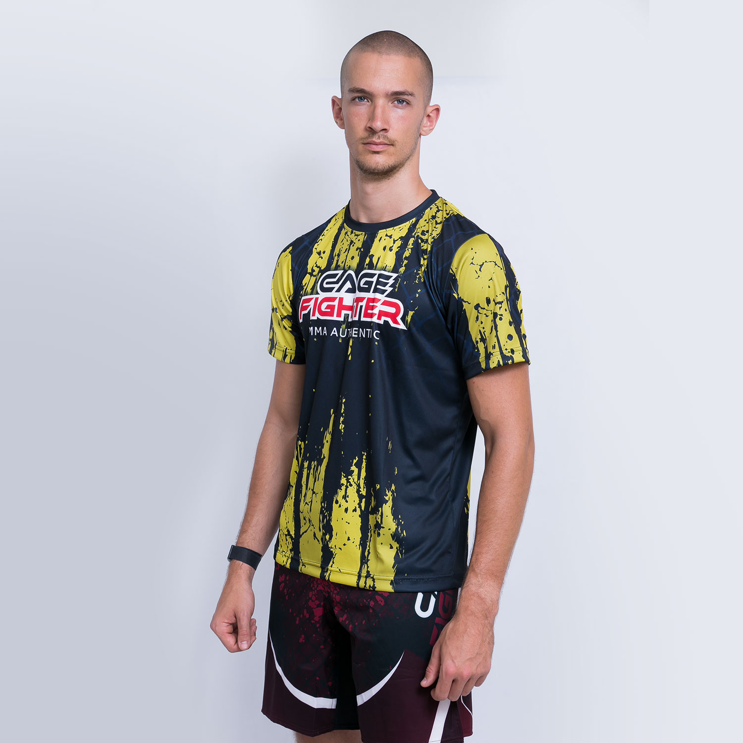 Adrenaline | Cage Fighter T-Shirts Dry Fit - Black - Image 2