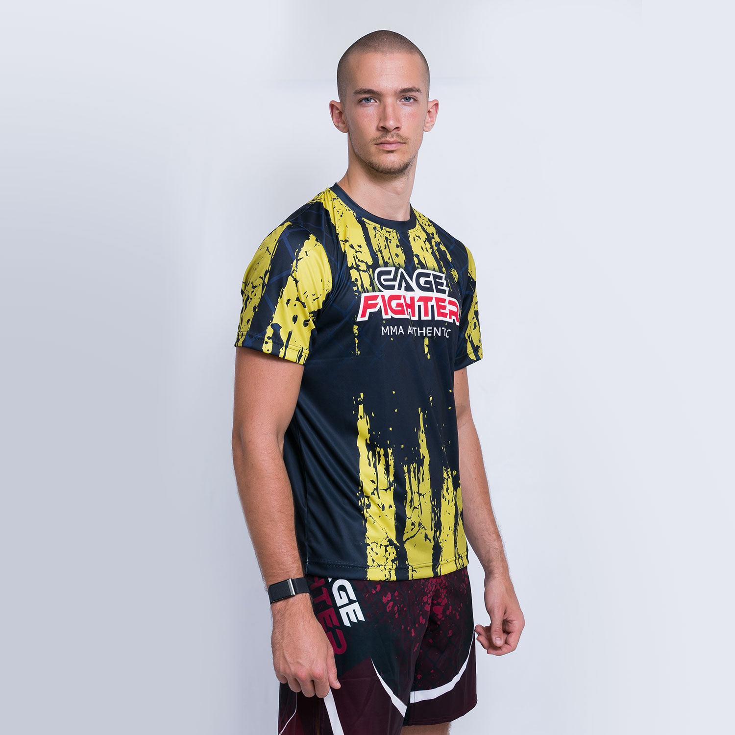 Adrenaline | Cage Fighter T-Shirts Dry Fit - Black - Image 3