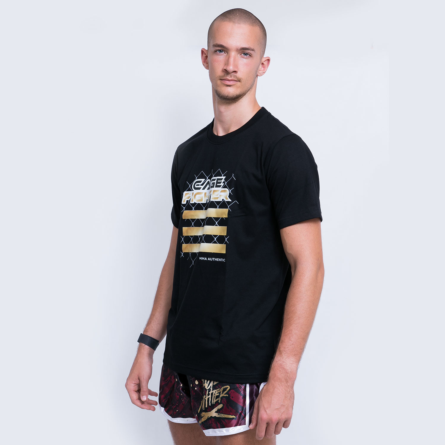 MMA Authentic | Cage Fighter - T-Shirts Black - Image 2
